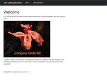 Tablet Screenshot of dalbergpoulsen.com